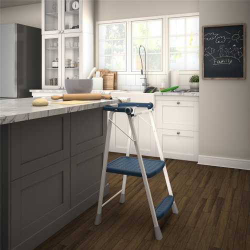 COSCO 2Step Kitchen Stepper Adult Folding Step Stool, Kids Folding